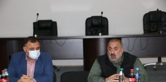 გოგი მეშველიანი კობა კობალაძესთან ერთად ბოლნისში ვეტერანებს შეხვდა