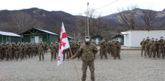 ბოლნისის მუნიციპალიტეტის მერი, რეზერვისტების სამხედრო ფიცის დადების ცერემონიალს დაესწრო