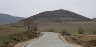 სოფელ მუშევანში, სოფლამდე მისასვლელი გზის მოწყობის მესამე ეტაპი მიმდინარეობს