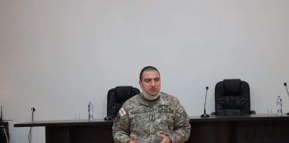 საქართველოს თავდაცვის ძალების ეროვნული გვარდიის წარმომადგენლებმა, ბოლნისშისაინფორმაციო შეხვედრა გამართეს