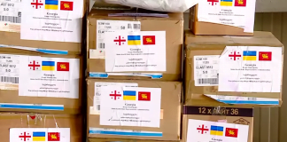 საქართველოს მასშტაბით, უკრაინელი ხალხის დასახმარებლად, 100 ტონაზე მეტი ჰუმანიტარული ტვირთი შეგროვდა