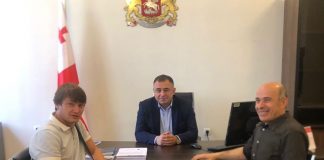 გოგი მეშველიანი პარლამენტში უკრაინელ ბიზნესმენს შეხვდა