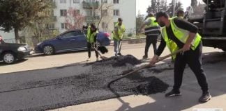 Bolnisinin mərkəzi yolunun yenidən qurulma işləti aparılır
