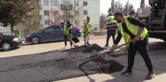 ბოლნისის ცენტრალური გზის რეაბილიტაცია მიმდინარეობს