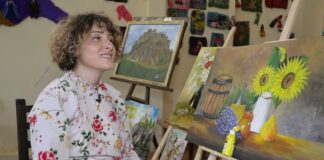 აკვარელის საღებავებით გადმოცემული შინაგანი სამყარო