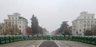 Baş nazir İrakli Qaribaşvilinin qərarı ilə bölgələrə yeni avtobuslar verilib