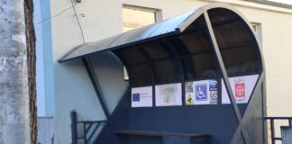 ევროკავშირის მიერ დაფინანსებული პროექტის ფარგლებში, ქალაქ ბოლნისში ენერგოეფექტური გაჩერება და სკამები გაკეთდა