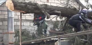 ბოლნისში სტიქიის შედეგების სალიკვიდაციო სამუშაოები მიმდინარეობს