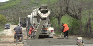 სოფელ მუშევანში შიდა საავტომობილო გზის მოწყობის სამუშაოები მიმდინარეობს