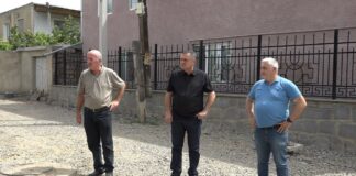 Bolnisidə daxili yol tikintisi işləri davam etdirilir