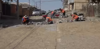 ქალაქ ბოლნისში შიდა ქუჩების კეთილმოწყობის სამუშაოები გრძელდება