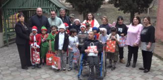 ბოლნისის მუნიციპალიტეტის მერის მ.შ.განთიადის ბენეფიციარებს დამდეგი შობა- ახალი წელი მიულოცა