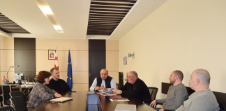 ბოლნისის მუნიციპალიტეტის მერი ორგანიზაცია HELVETAS GEORGIA-ს წარმომადგენელს შეხვდა