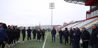 ბოლნისის მუნიციპალიტეტის მერი, საფეხბურთო კლუბ ,,სიონის“ ვარჯიშს დაესწრო