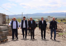 ქვემო ქართლის რეგიონისა და მუნიციპალიტეტის პირველმა პირებმა,მიმდინარე ინფრასტრუქტურული პროექტები დაათვალიერეს