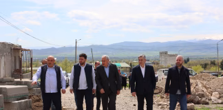 Kvemo Kartli regionunun və bələdiyyənin rəhbər şəxsləri mövcud infrastruktur layihələri ilə tanış oldular